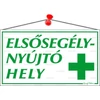 Kép 2/2 - Piktogram Elsősegélynyújtó hely (fehér alapon zöld)