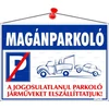 Kép 2/2 - Piktogram Magánparkoló tábla 25X35