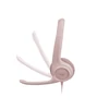 Kép 7/9 - Logitech H390 Stereo Headset Rose