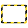 Kép 4/5 - Mágneses tasak, mágneses háttal, A4, TARIFOLD "Magneto Safety", sárga-fekete, 2db/cs
