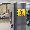 Kép 5/5 - Mágneses tasak, mágneses háttal, A4, TARIFOLD "Magneto Safety", sárga-fekete, 2db/cs