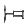 Kép 2/7 - Manhattan TV állvány - Fali, dönthető, forgatható, TV állvány Fekete (max.VESA:400x400)(32"-55"-ig)