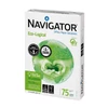 Kép 1/4 - Másolópapír A4, 75g, Navigator Eco-Logical, CIE 169 fehérség, prémium minőség, 500ív/csomag