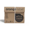 Kép 3/5 - Másolópapír A4, 80g, újrahasznosított ISO 70 fehérségű Saveco Orange Label 500ív/csomag