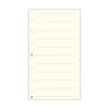 Kép 1/4 - Kalendárium betét, telefon bianco, "L", SATURNUS, chamois, 12lap/cs
