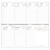 Kép 2/2 - Zsebnaptár, fekvő elrendezésű, DAYLINER, "Pannon", szürke
