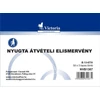 Kép 2/2 - Nyomtatvány, nyugta átvételi elismervény, 50x3, A6, VICTORIA "B.13-67", 10 tömb/csomag