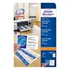 Kép 5/7 - Névjegykártya, mikroperforált élekkel, kétoldalas 185g-os, 20 db, Avery matt fehér
