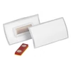 Kép 6/8 - Névkitűző, mágnessel, elfordulásgátlóval, 75x40mm, DURABLE "CLICK FOLD", 10db/cs