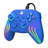 Kép 2/7 - PDP 049-024-BL Afterglow Wave Xbox Series X|S/Xbox One/PC vezetékes RGB LED kék kontroller