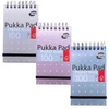 Kép 1/3 - Jegyzetfüzet, A7, spirálozott, vonalas, 50 lap, PUKKA PAD "Metallic Pocket Book", vegyes színek