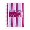 Kép 2/2 - Spirálfüzet, A6, vonalas, 100 lap, PUKKA PAD "Stripe Jotta"