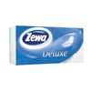 Kép 1/3 - Papír zsebkendő, 3 rétegű, 90db, ZEWA "Deluxe", illatmentes, 90db/cs