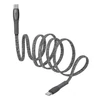 Kép 7/12 - USB kábel, USB-C - USB-C, 1,2 m, RIVACASE "PS6105", szürke