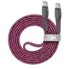 Kép 1/12 - USB kábel, USB-C - USB-C, 1,2 m, RIVACASE "PS6105", piros