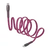 Kép 7/12 - USB kábel, USB-C - USB-C, 1,2 m, RIVACASE "PS6105", piros