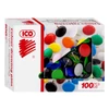 Kép 3/5 - Rajzszeg, ICO "224" színes, 100db/doboz