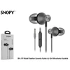 Kép 1/3 - Snopy Fülhallgató - SN-J19 Gray (mikrofon, 3.5mm TRRS jack, 1.2m kábel, szürke)
