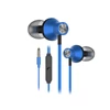 Kép 1/3 - Snopy Fülhallgató - SN-J19 (mikrofon, 3.5mm TRRS jack, 1.2m kábel, kék)