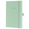 Kép 1/8 - Naptár, A5, heti, 2026, kemény borító, SIGEL "Conceptum", mentazöld