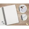 Kép 2/3 - Spirálfüzet, 162x215 mm, pontrácsos, 60 lap, keményfedeles, SIGEL "Jolie Ginko Harmony"