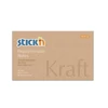 Kép 7/10 - Öntapadó jegyzettömb STICK`N kraft notes 76x127mm natúr barna 100 lap