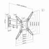 Kép 8/9 - SBOX LCD-443 23"-55" Wall Mount