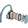 Kép 4/8 - Shokz OpenRun Pro Premium csontvezetéses Bluetooth kék Open-Ear sport fejhallgató