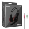 Kép 7/14 - Snopy Fejhallgató - SN-88A (mikrofon, 3.5mm jack, hangerőszabályzó, nagy-párnás, 1.8m kábel, fekete-piros)