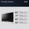 Kép 22/24 - Sony 55" XR55A80LAEP 4K UHD Smart OLED TV