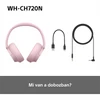 Kép 11/11 - Sony WHCH720NP Bluetooth zajszűrős rózsaszín fejhallgató