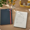 Kép 10/10 - Spirálfüzet, B5, kockás, 80 lap, LEITZ, "Cosy Soft Touch", bársonyszürke
