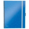 Kép 1/4 - Leitz WOW Active spirálfüzet A4 kockás kék