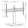 Kép 6/6 - Stansson WM-3770 37"-70" asztali TV állvány