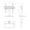 Kép 6/7 - Stell SHO 4800 32"-55" asztali TV állvány