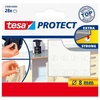 Kép 1/3 - Zaj- és csúszásgátló korong, 8mm, TESA "Protect", átlátszó, 28db/cs