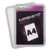 Kép 1/2 - Mágneses keret, A4, TARIFOLD "Magneto Solo", ezüst, 2db/cs