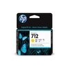 Kép 2/4 - HP 3ED69A No.712 sárga tintapatron 29ml (eredeti)