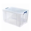 Kép 1/2 - Műanyag tároló doboz, átlátszó, 85 liter, FELLOWES, "ProStore™"