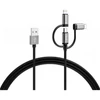 Kép 1/3 - USB kábel, 3-az-1-ben USB A–Light/Micro/C, 2m, VARTA