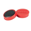 Kép 1/9 - Korong mágnes, fehértáblához, 30 mm, 4 db, NOBO, piros