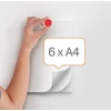 Kép 4/9 - Korong mágnes, fehértáblához, 30 mm, 4 db, NOBO, piros