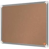 Kép 2/5 - Parafatábla, 60x45 cm, alumínium keret, NOBO "Premium Plus"
