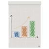 Kép 2/4 - Flipchart papír, kétoldalas, sima/kockás, 580X810mm, 50 lap, NOBO