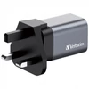 Kép 10/14 - Hálózati töltő, 1xUSB-C PD (35W), USB-A QC 3.0, EU/UK/US, GaN, VERBATIM