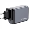 Kép 4/11 - Hálózati töltő, 2xUSB-C PD (100W), USB-C PD (65W), USB-A QC 3.0, EU/UK/US, GaN, VERBATIM