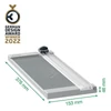 Kép 15/15 - Vágógép, görgős, A4, 8 lap, LEITZ "Precision Home A4"