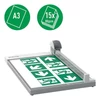 Kép 11/16 - Vágógép, görgős, A3, 15 lap, LEITZ "Precision Office"