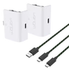 Kép 1/6 - Venom VS2872 Xbox Series X & S fehér akkucsomag (2 db) + 3 m töltőkábel