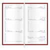 Kép 3/3 - Zsebnaptár standard álló, fehér lapokkal (fekete) Realsystem 2024